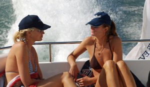 Guests on a Sunseeker Luxury Yacht Experience Day Charters