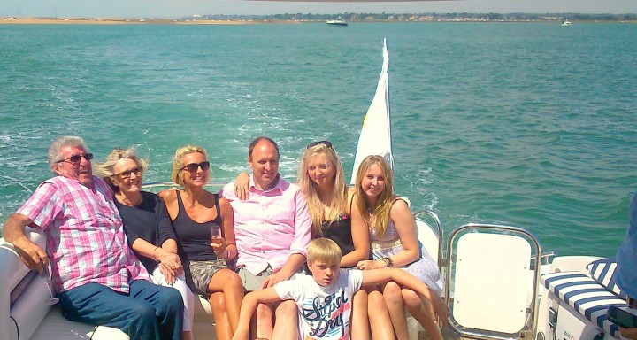 50th birthday party on a sunseeker