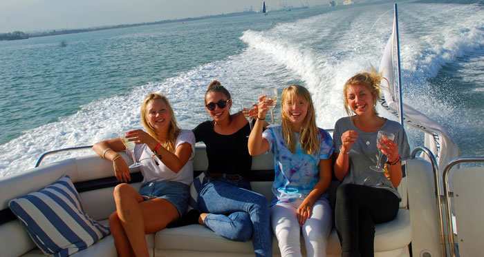 holiday luxury motor yacht UK 