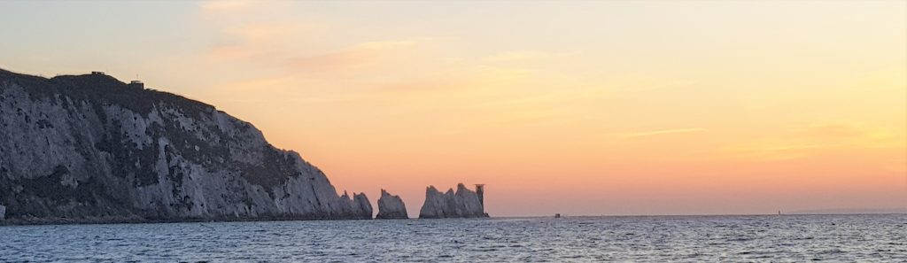 Sunseeker sunset cruise The Needles Sunset on a Sunseeker Yacht