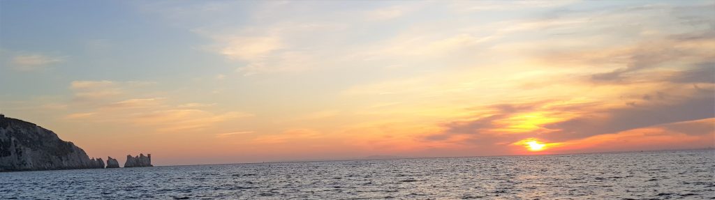 The Needles Sunseeker sunset cruise from Southampton 